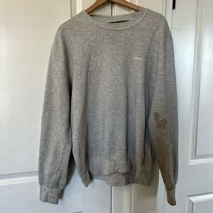 Jjjjound mens crewneck grey size x large winter sweater vintage lux K329